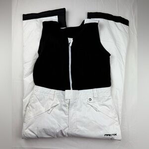 Arctix kids Black and White‎ Snow Bib Overalls size medium